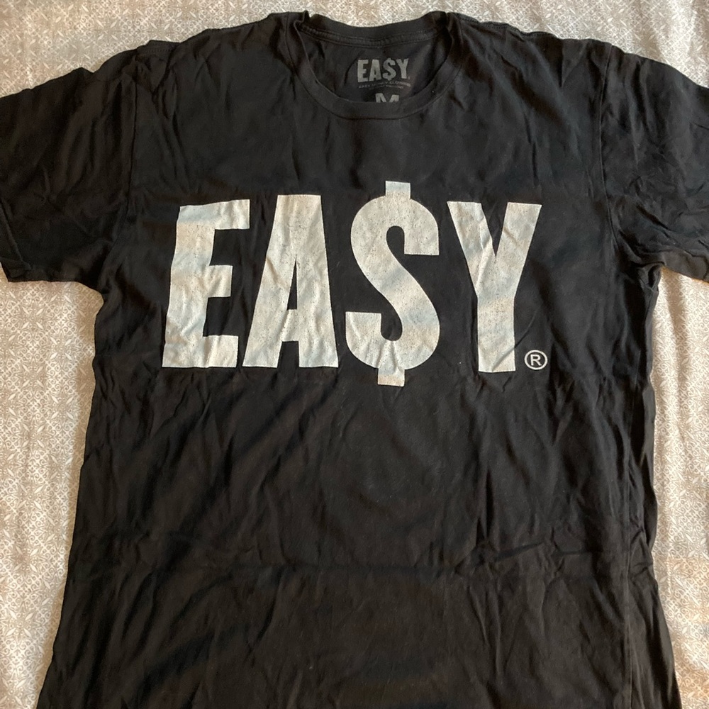 Easy Money tee, size M.